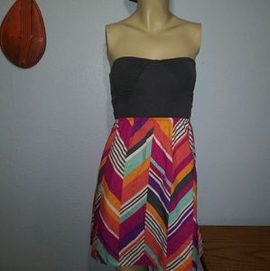 (XS) Roxy Bright Multi-Color Dress/Beach Coverup